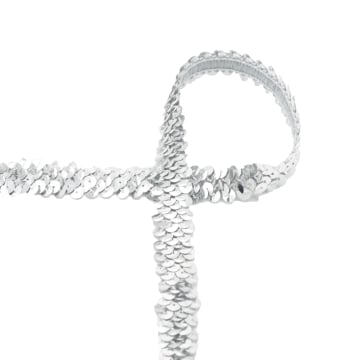 Galon Paillettes uni 2 cm, argent