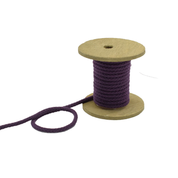 Cordon de serrage 5mm/ cordon sweat, pourpre foncé