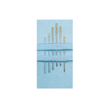 6 Aiguilles pour vue fatiguée Prym N°4-8, couleur or