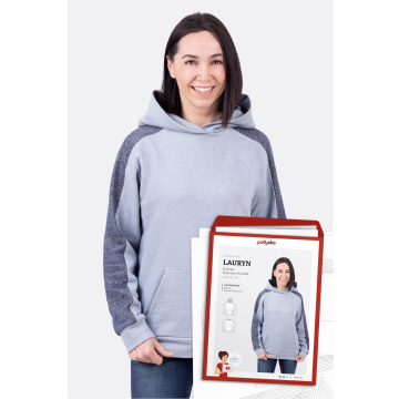 Papieren patroon pattydoo Oversize Hoodie Lauryn, Duits