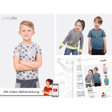 pattydoo T-shirt Paul Patron en papier, en allemand