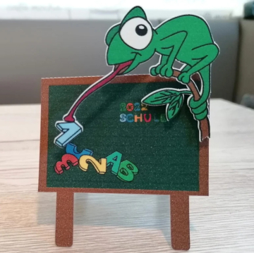 Fichier dessin flocage Lettres caméléon Daddy2Design