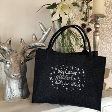 Plotterdatei Daddy2Design Das Leben glitzert, duits