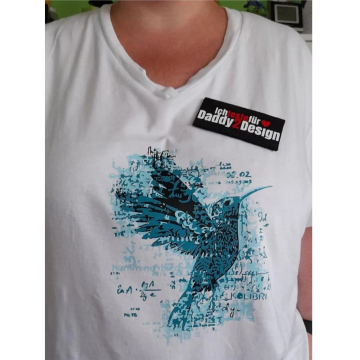Fichier dessin flocage Colibri en rêve Daddy2Design