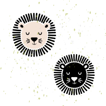 Fichier dessin flocage Lion effigie DIY Hunger
