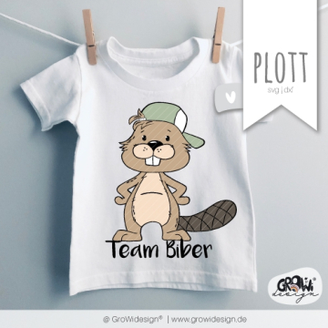 Fichier dessin flocage Castor combattant GroWiDesign