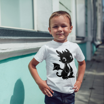 Fichier dessin flocage Petit Dragon Knopf und Nadel