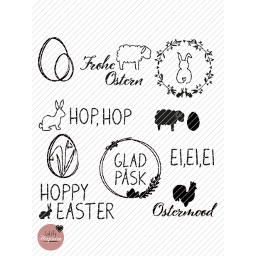 Fichier dessin flocage Kit Pâques Elements Skandi LaLilly Herzileien