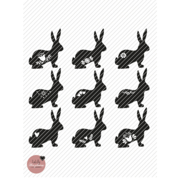 Fichier dessin flocage Lapins scandinaves 