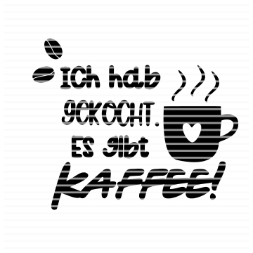 Fichier dessin flocage J'ai cuisiné, il y a du café Licence privée Löwenjunges