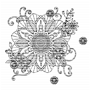 Plotterdatei Löwenjunges Mandalablume private Lizenz, duits