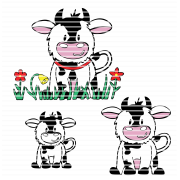 Fichier dessin flocage Ma vache Licence privée Löwenjunges