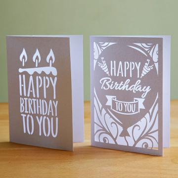 Fichier dessin flocage Carte d'anniversaire Maker Mauz