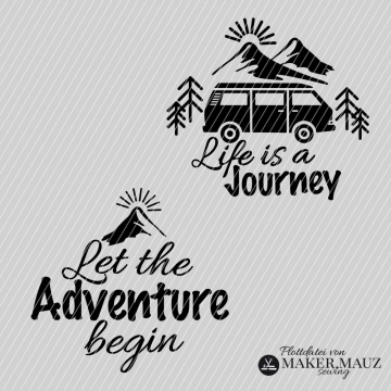 Fichier dessin flocage Kit Camping-car Traveling Vanlife Maker Mauz