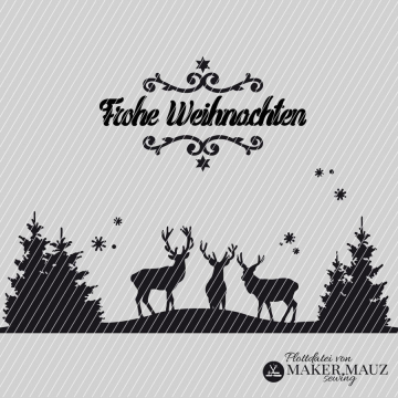 Fichier dessin flocage Paysage d'hiver Maker Mauz
