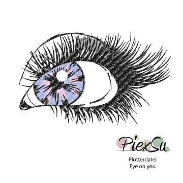 Fichier dessin flocage Un œil sur toi PiexSu