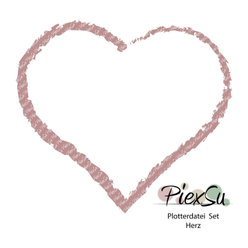 Fichier dessin flocage Coeur PiexSu