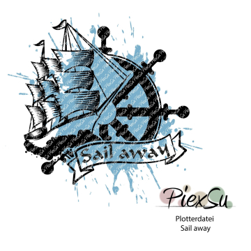 Fichier dessin flocage Partir en mer PiexSu