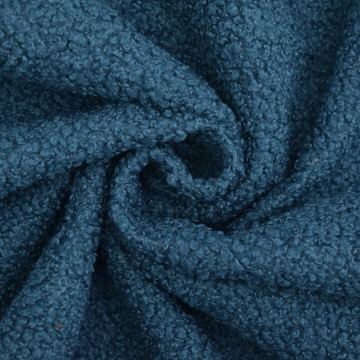 Furnishing fabric Bouclé look Larry, night blue
