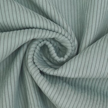 Meubelstof corduroy Fjord, vaalgroen