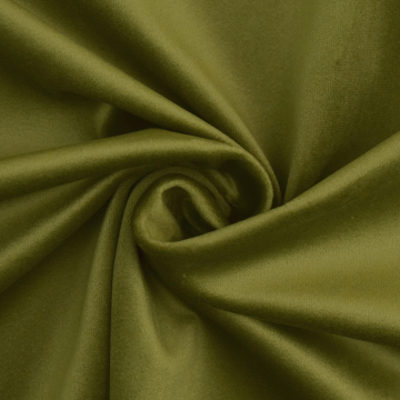 Furnishing fabric velvet Bluvel, olive green