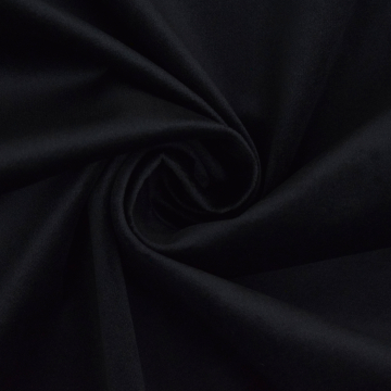 Tissu ameublement fauteuil canapé velours Bluvel, noir