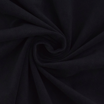 Furnishing fabric velvet Mavel, black