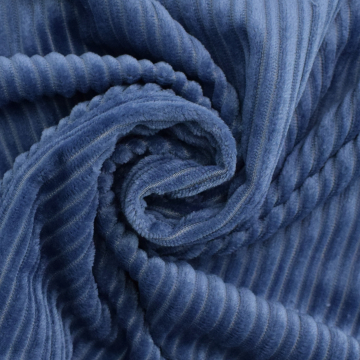 Polyester Breitcord Feli, jeansblau