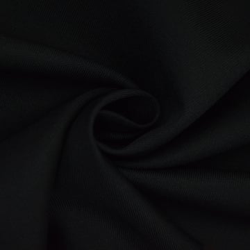 Polyester-Gabardine, schwarz