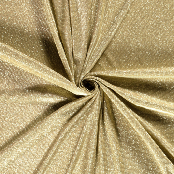 Polyester Jersey Glamour, gold
