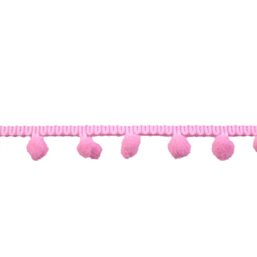 Pomponborte mittelgroß, rosa 20 mm