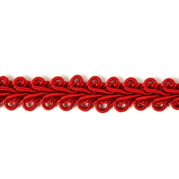 Galon passementerie 0,8cm, rouge