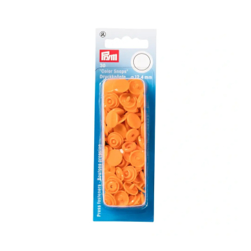 Boutons pression 12,4 mm, orange