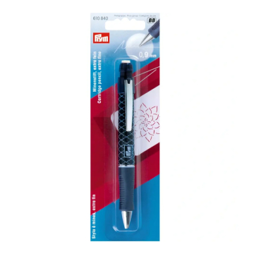 Stylo pour tissu extra fin avec mine à bille Prym, blanc