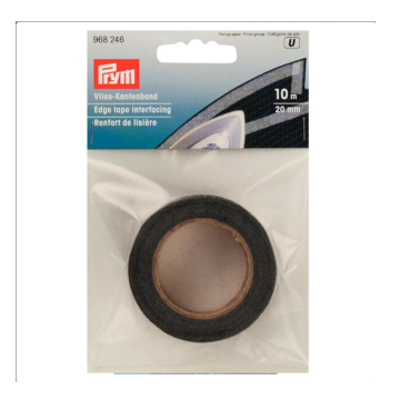 Prym Vlies-Kantenband, 20 mm, schwarz