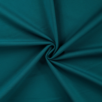 Tissu jersey punta di roma, bleu vert