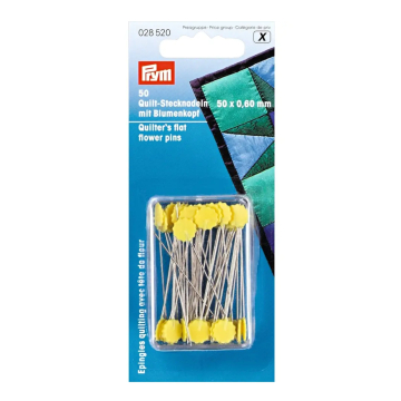 Épingles Quilting avec tête de fleur Prym