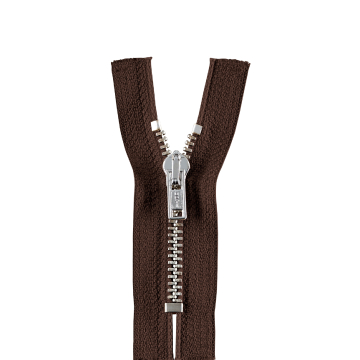 Fermeture éclair 8053, M40, marron foncé