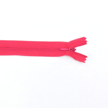Fermeture éclair invisible 25 cm, rose fuchsia