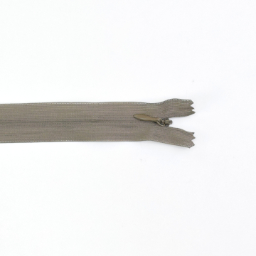 Fermeture éclair invisible 25 cm, taupe