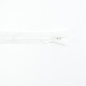 Fermeture éclair invisible 25 cm, blanc cassé