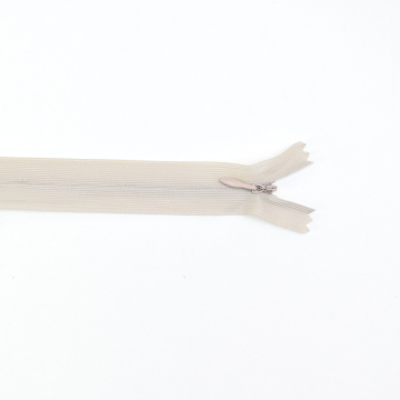 Fermeture éclair invisible 60 cm, sable