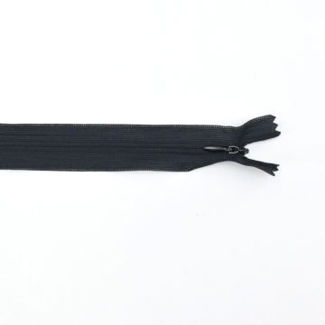 Fermeture éclair invisible 60 cm, noir