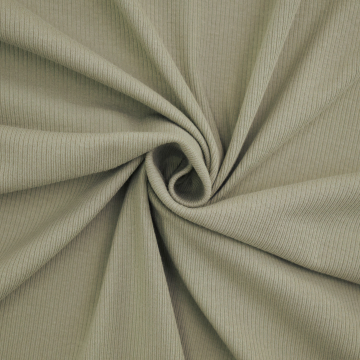 Tissu jersey côtelé Mini, vieux vert