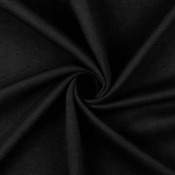 Tissu jersey romanite Paula, noir
