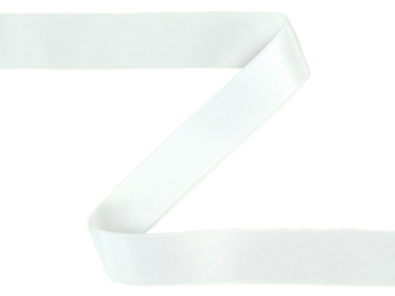 Ruban Satin blanc (40 mm)