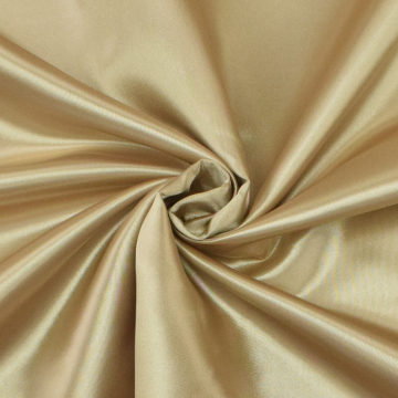 Tissu satin polyester léger uni, beige clair