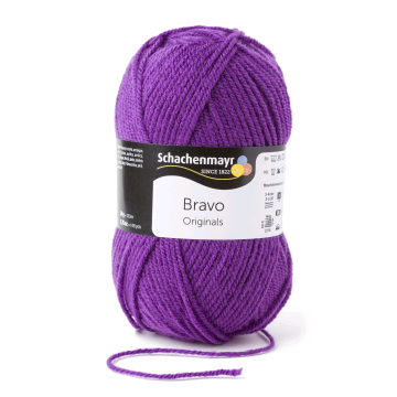 Schachenmayr Wol Bravo uni 50 g violet