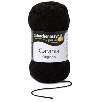 Laine Schachenmayr Catania uni 50 g noir