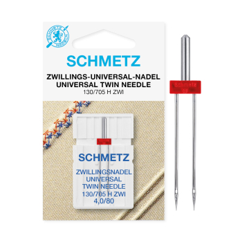 Schmetz Doppelnadel / Zwillingnadel 130/705 H ZWI Universal 4,0/80